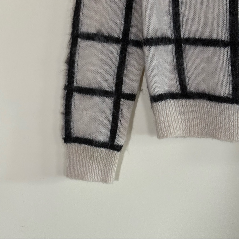 Designers Remix Charlotte Eskildsen Mohair Grid Sweater – Womens Size M - Picture 3 of 8